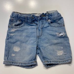Zara distressed boy shorts